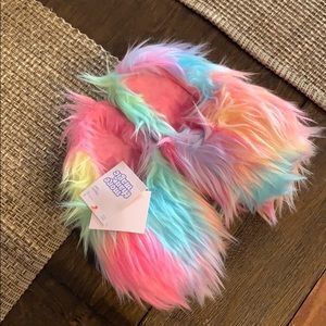 Target girls tye dye slippers